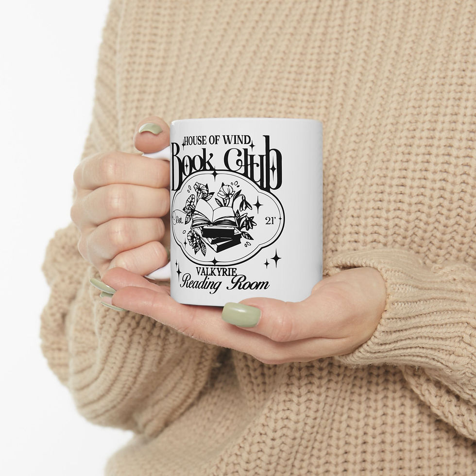Thumbnail: House of Wind Bookclub ACOTAR SJM Ceramic Coffee Mug, 11 oz or 15 oz Cup