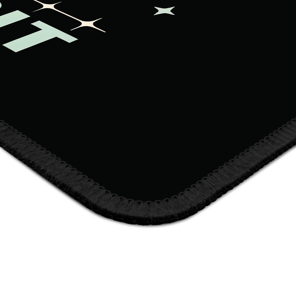 Thumbnail: Mouse Pad — "The Stab Rabbit Is My Spirit Animal" Cute Porcupine Design