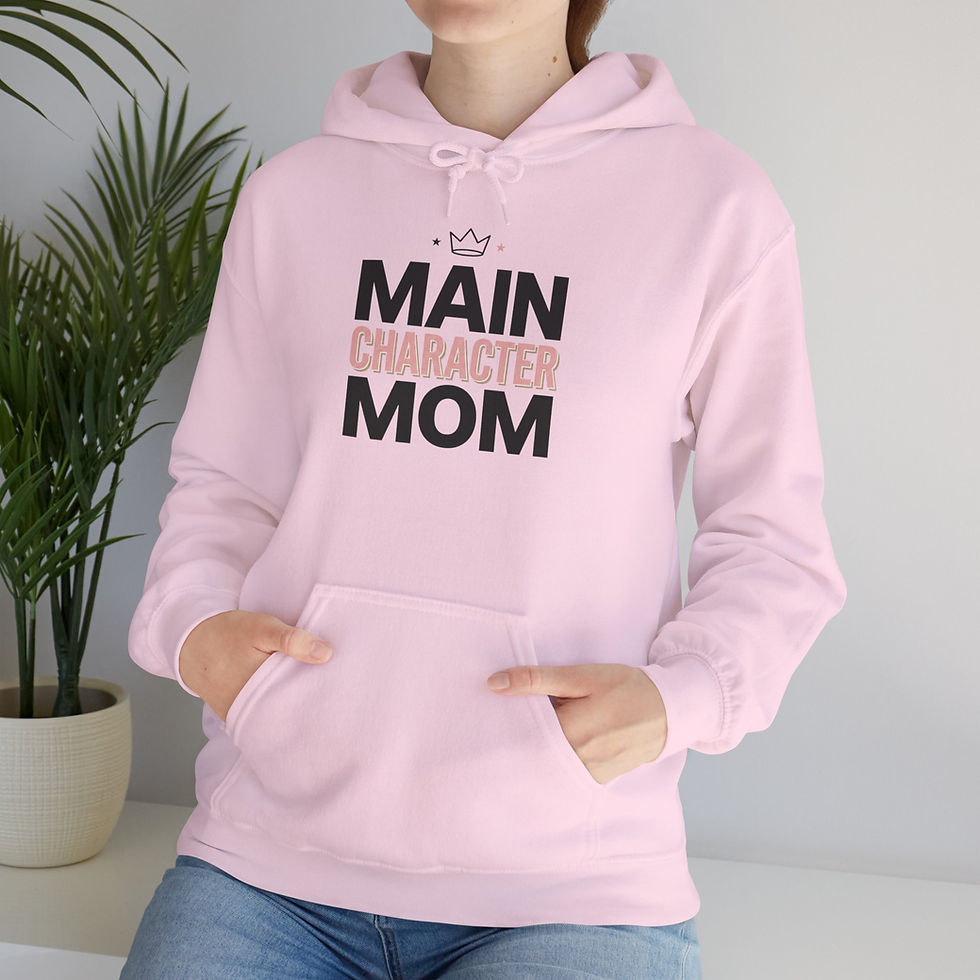 Thumbnail: Main Character Mom Hoodie, minimalist mom shirt, streetwear mom