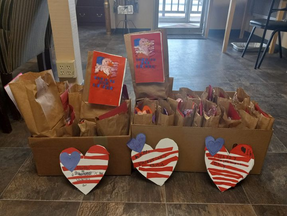 Valentines Delivered To Our Veteran Shut-ins