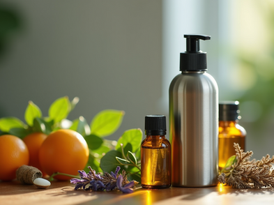 Embrace a Plastic-Free Future with Our Essential Oil Shampoo in Stainless Steel