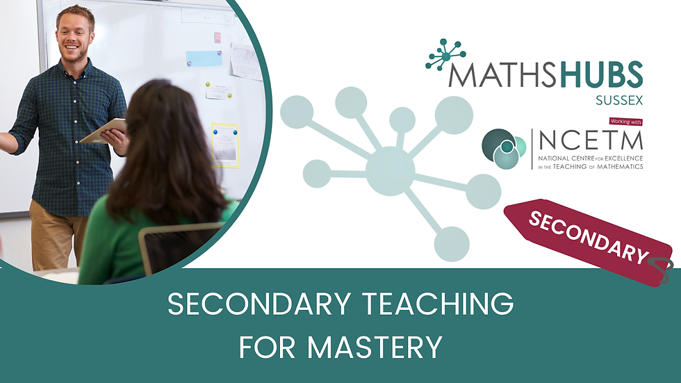 Teaching for Mastery Work Groups