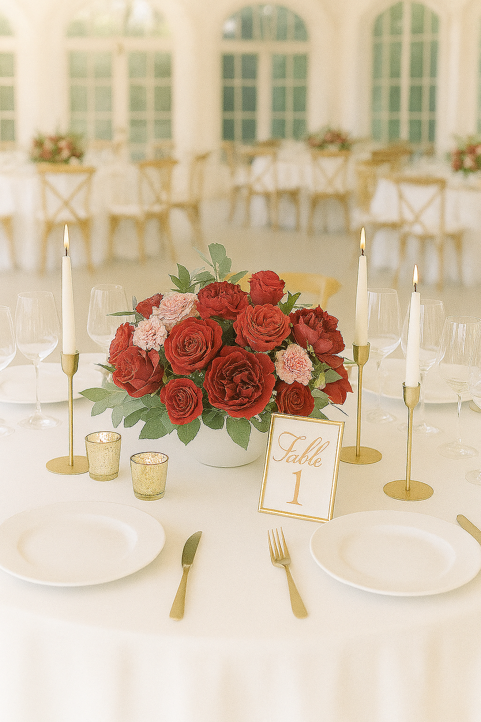 Composition florale mariage