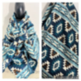 Turquoise With Blue and Brown Southwest SW540