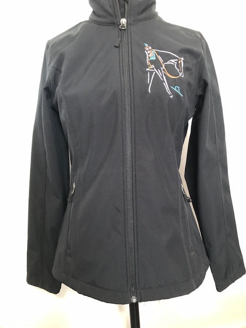 Thumbnail: Ladies Western Pleasure Horse Design Poly softshell Jacket
