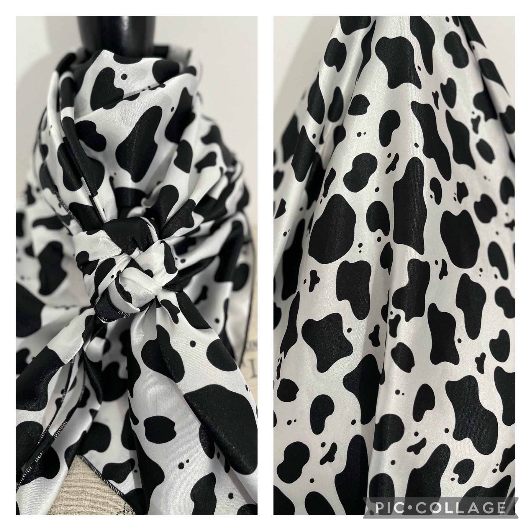 Black and White Cow Print AN217
