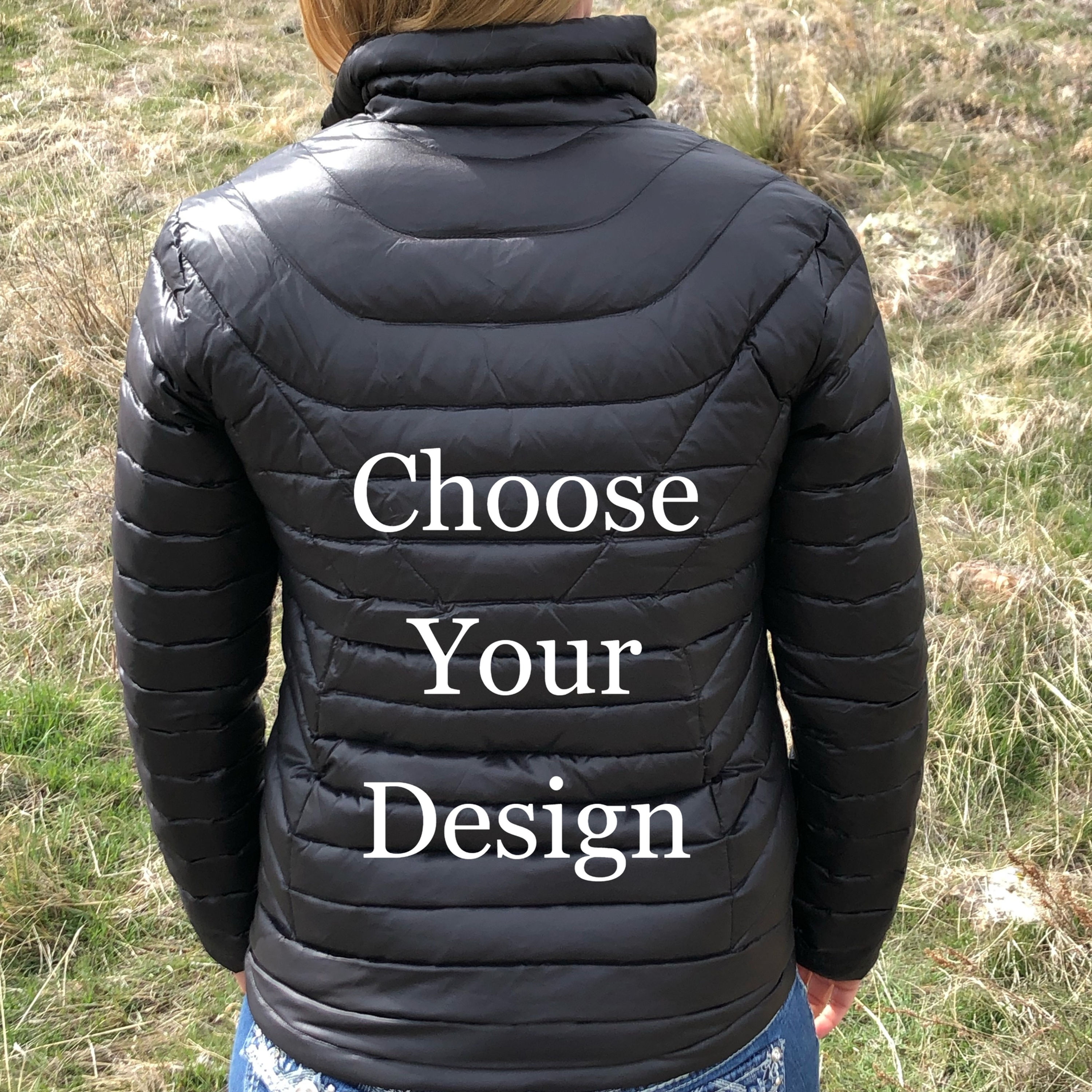 DESIGN YOUR OWN LADIES STORMY DOWN JACKET WITH YOUR CHOICE DESIGNS