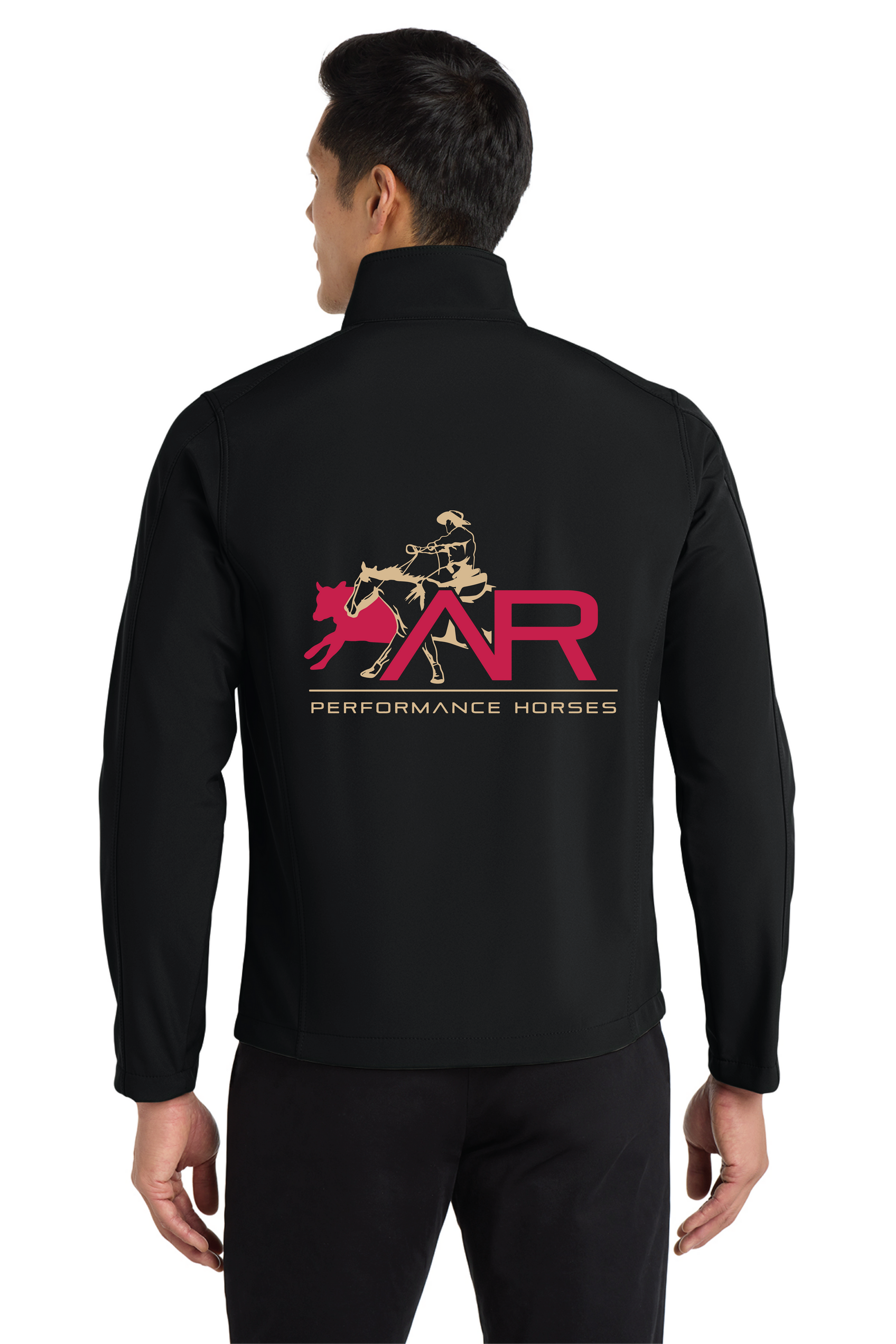 Softshell Jacket in Men’s or Ladies with Embroidered logo on back 