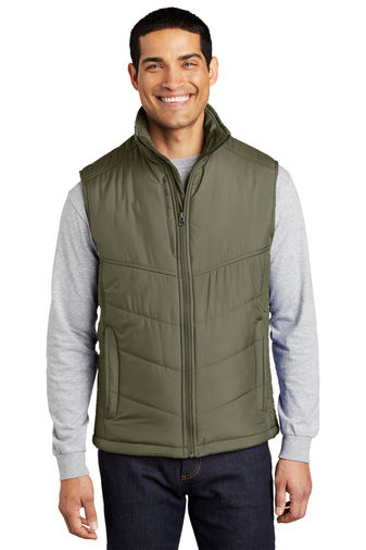 Thumbnail: DESIGN YOUR OWN EMBROIDERED POLYFILL PUFFY VEST WITH BACK DESIGN ONLY