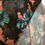 Thumbnail: Black Teal and Pink Floral FL451