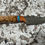 Thumbnail: DON FLYNN DAMASCUS STEEL KNIFE WITH STRAIGHT TAPERED TIP K100
