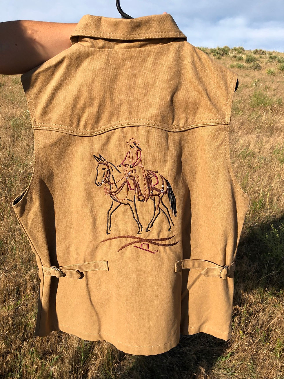 Thumbnail: MULE RIDER LADY CANVAS VEST 