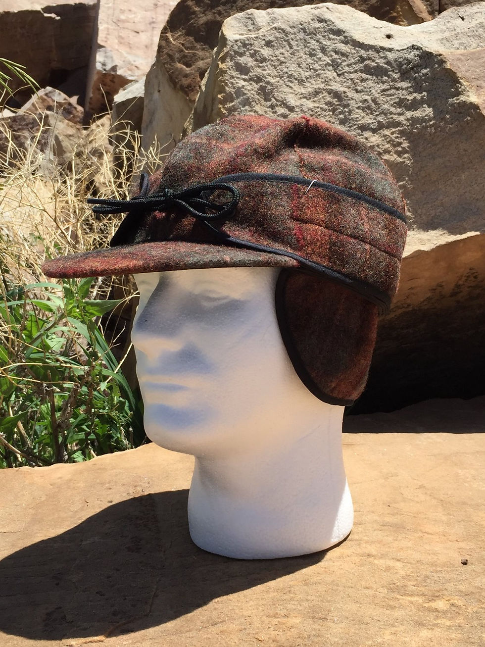 Thumbnail: YUKON WOOL CAP WITH EAR FLAPS