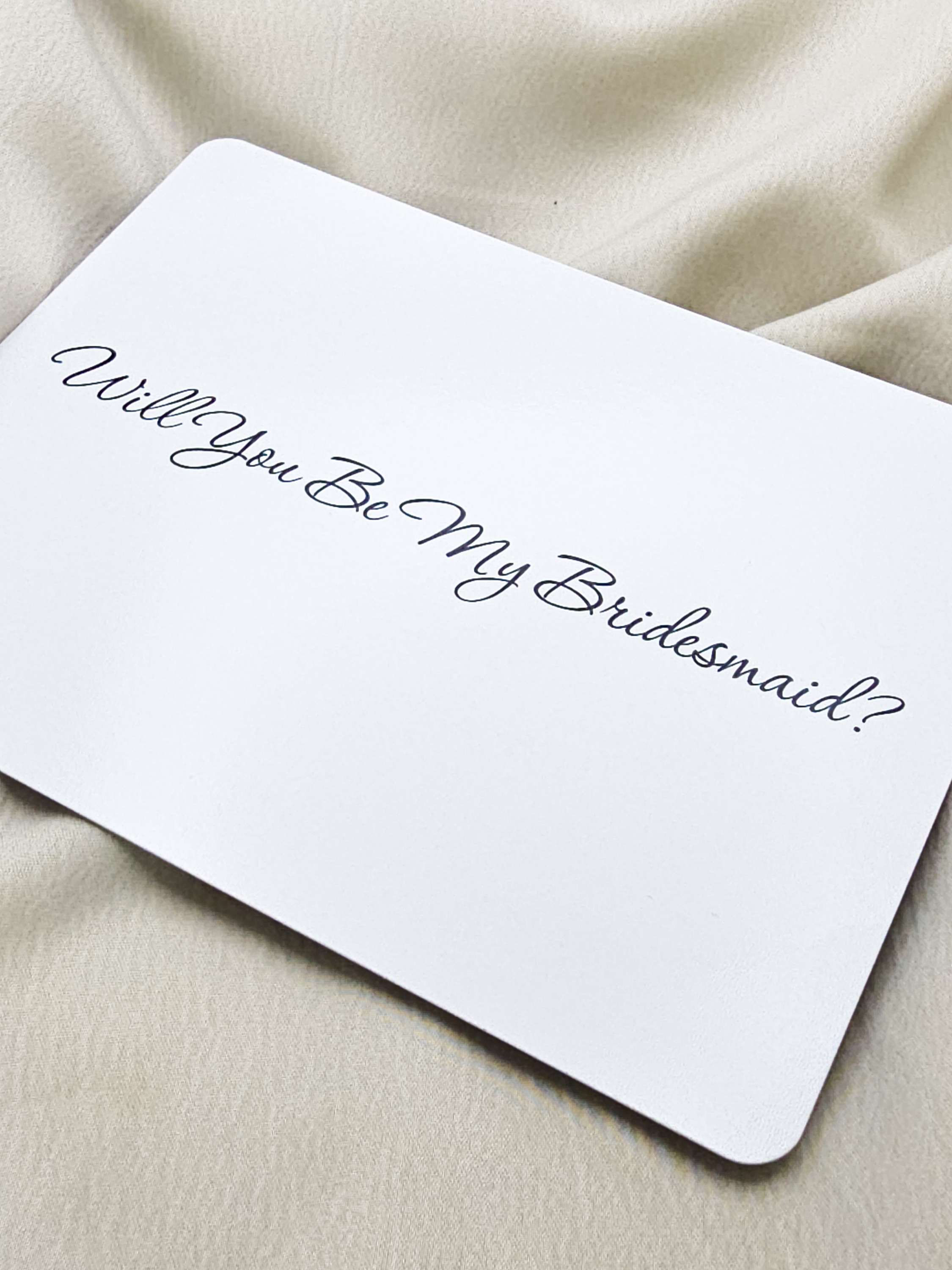 Will you be my bridesmaid 