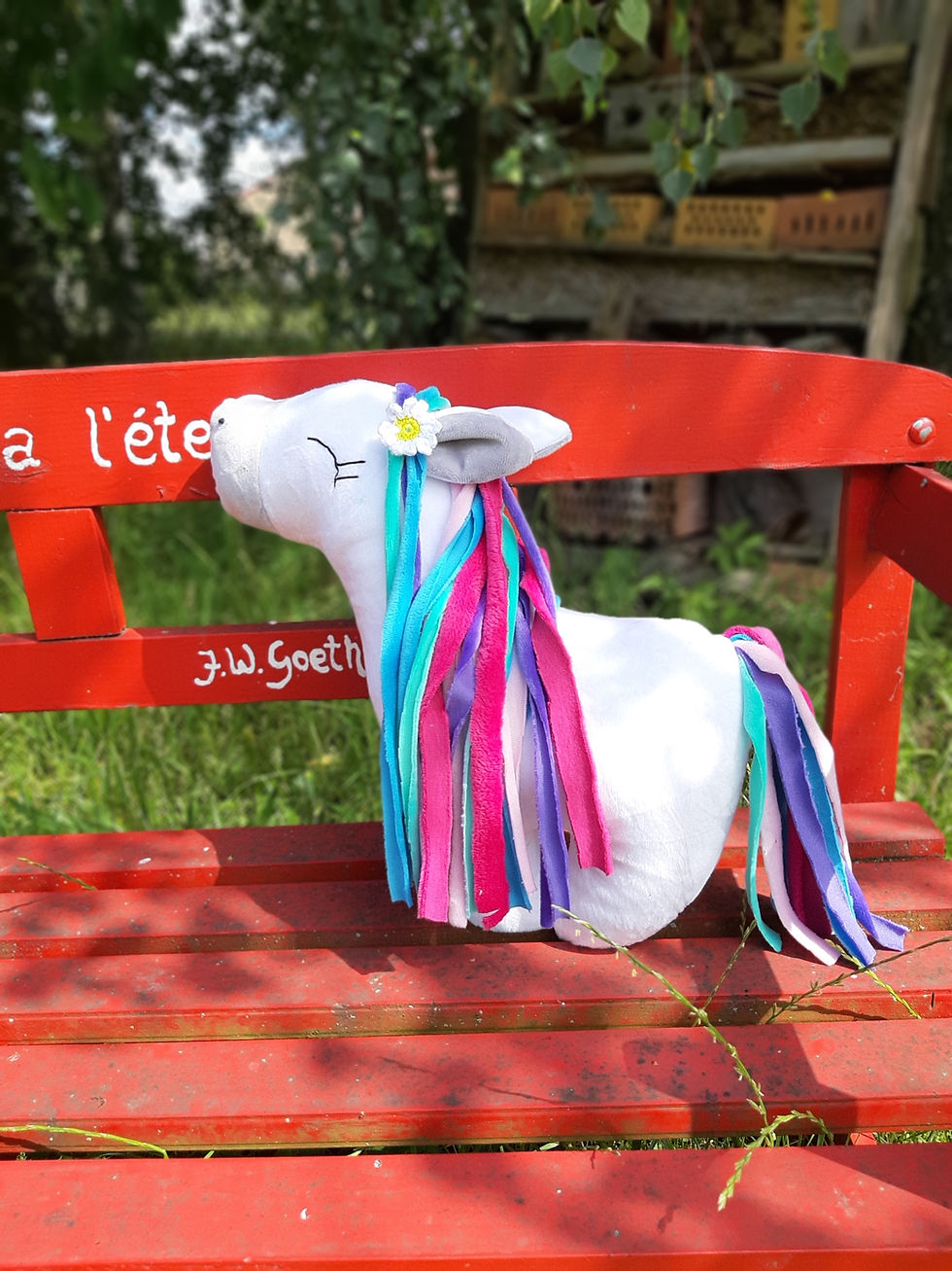 Miniaturbild: Plüschkissen "Pony Marylou" 