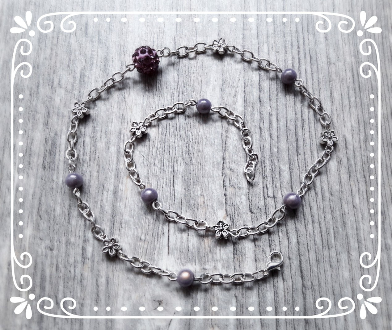 Wickelarmband "Strasskugel" - Verschiedene Farben