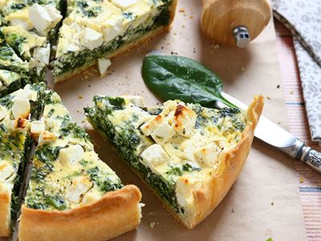 Tarte aux épinards et à la feta