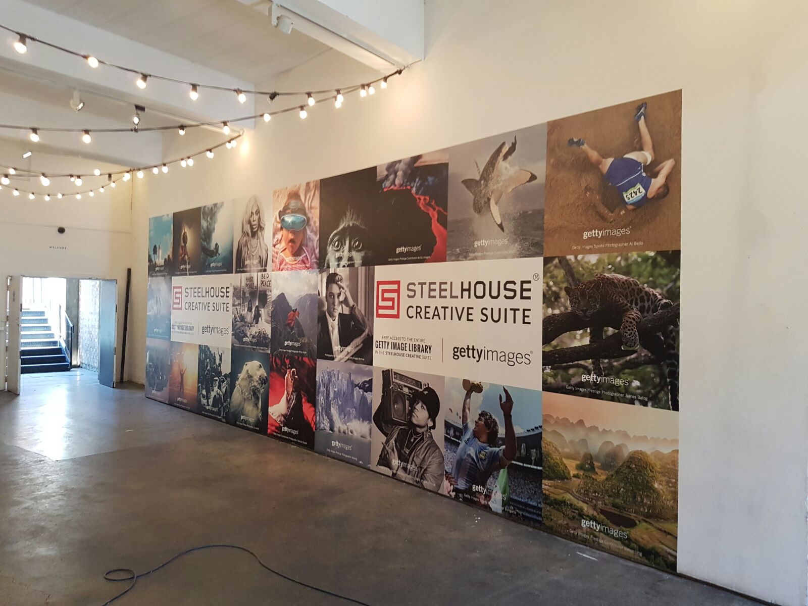Full colour wide format print