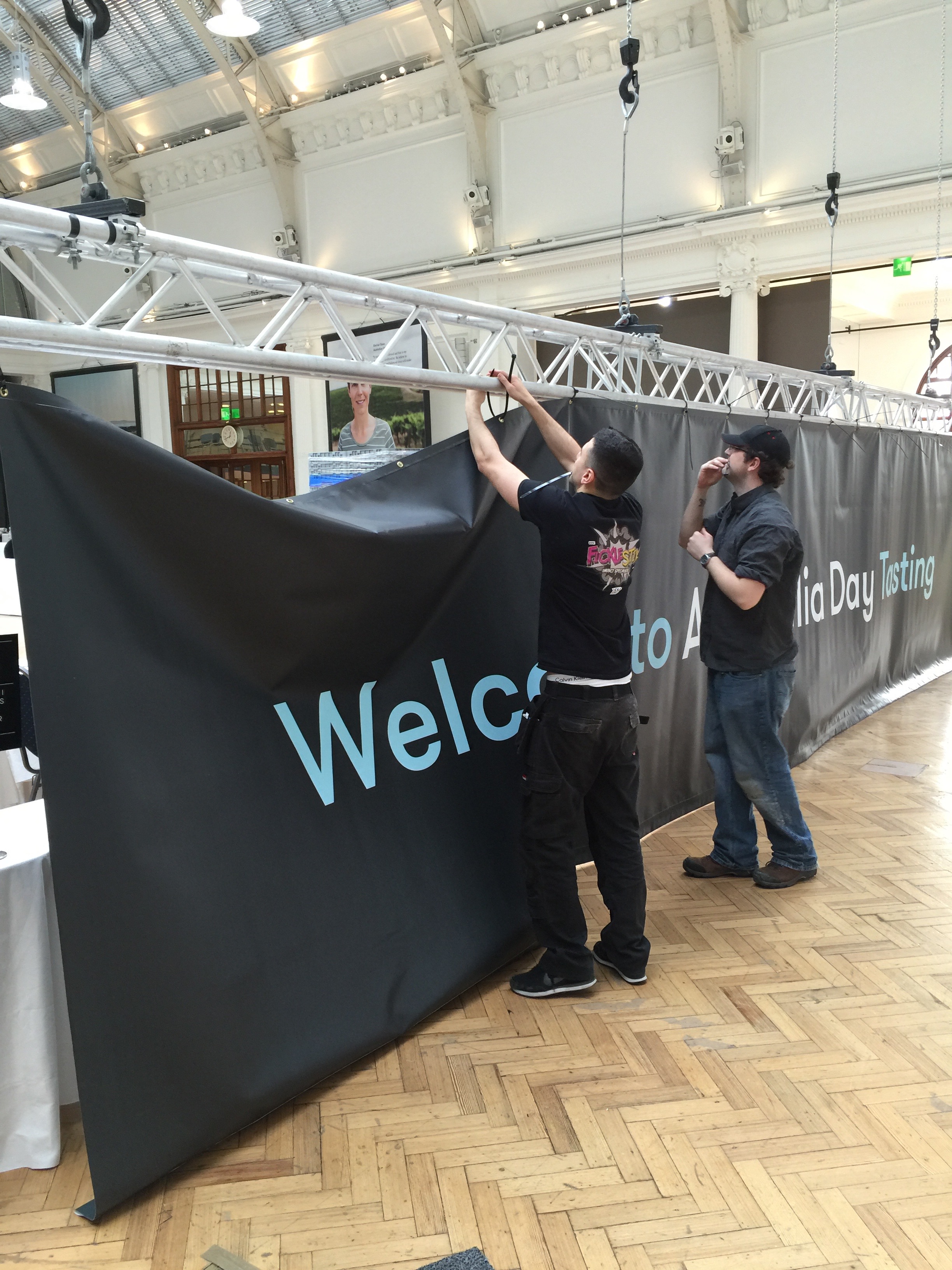 Wide format print PVC banner
