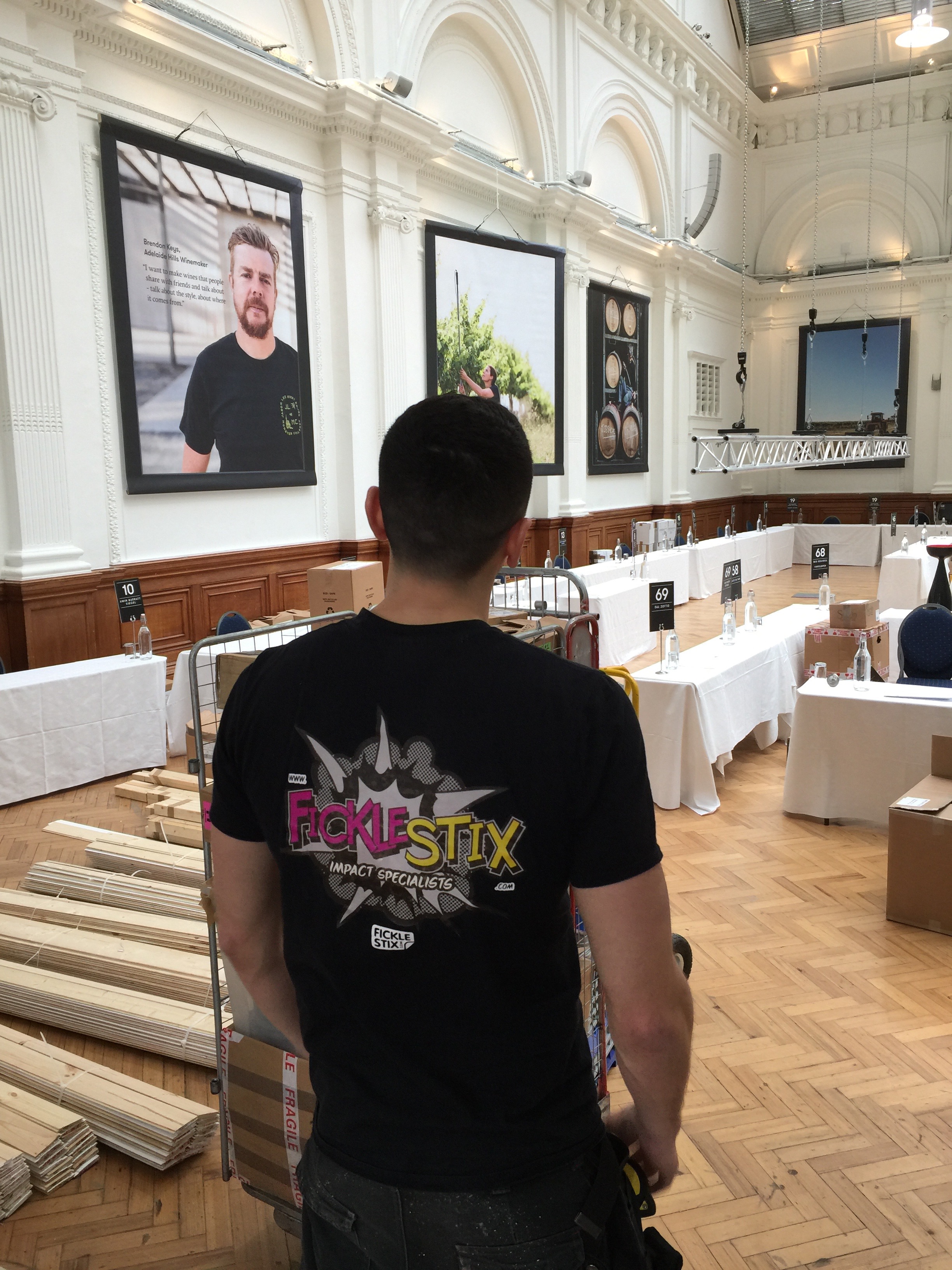Venue event graphics