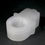 Thumbnail: White Selenite Hamsa Candle Holder T-Light Holder 'A GRADE'