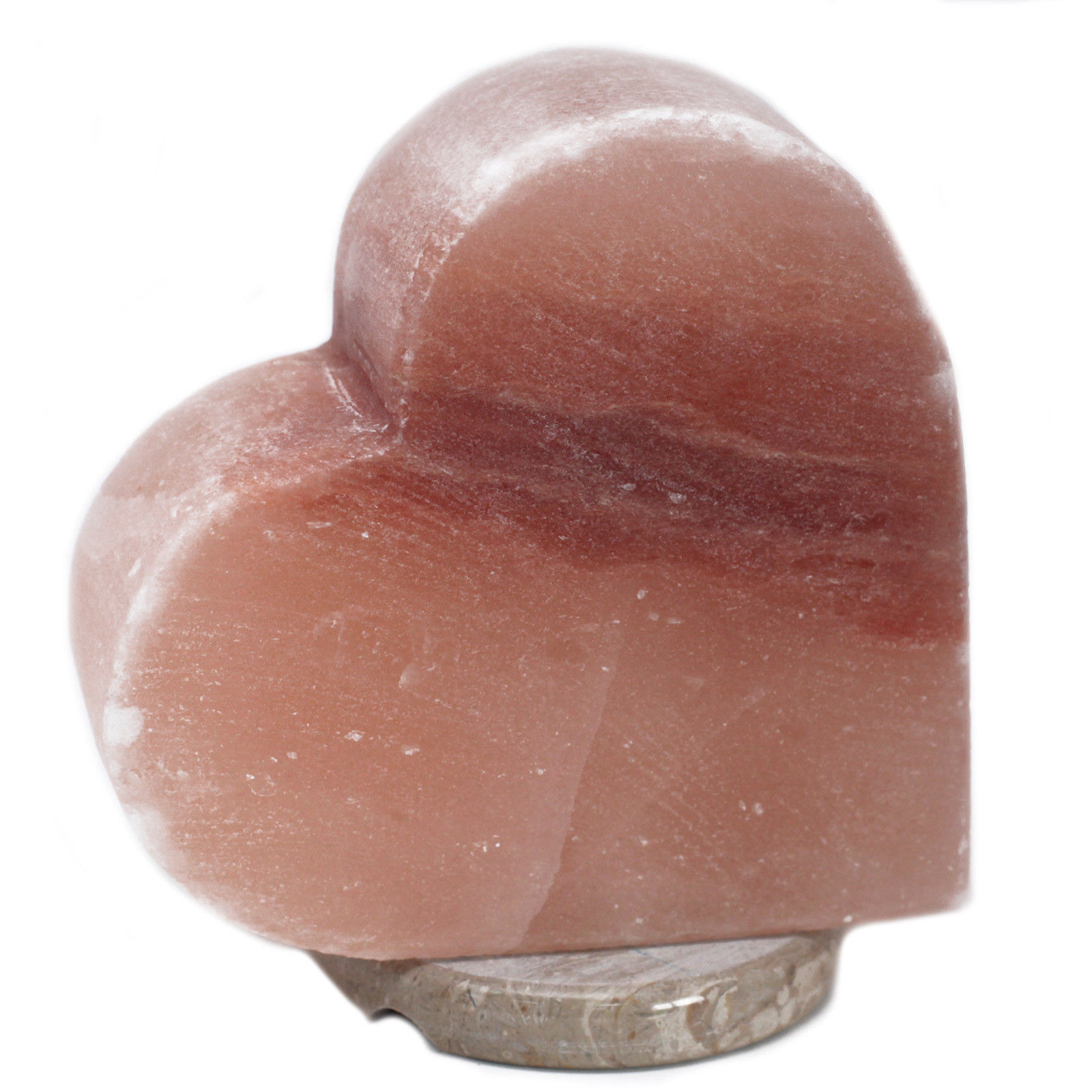 Heart Figure Shape High Quality Pink Himalayan Salt Lamp