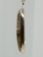 Thumbnail: Large Rutilated Angel Hair necklace (Solid silver setting and silver chain)
