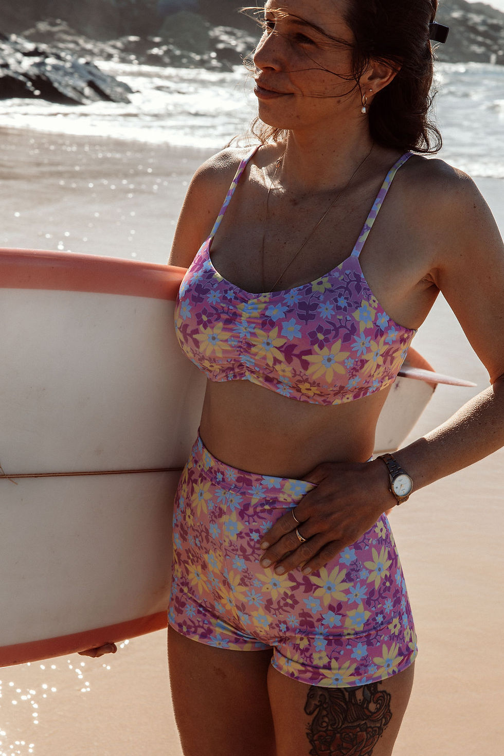 Thumbnail: Kailani Top in Berry Myrtle/ Pink
