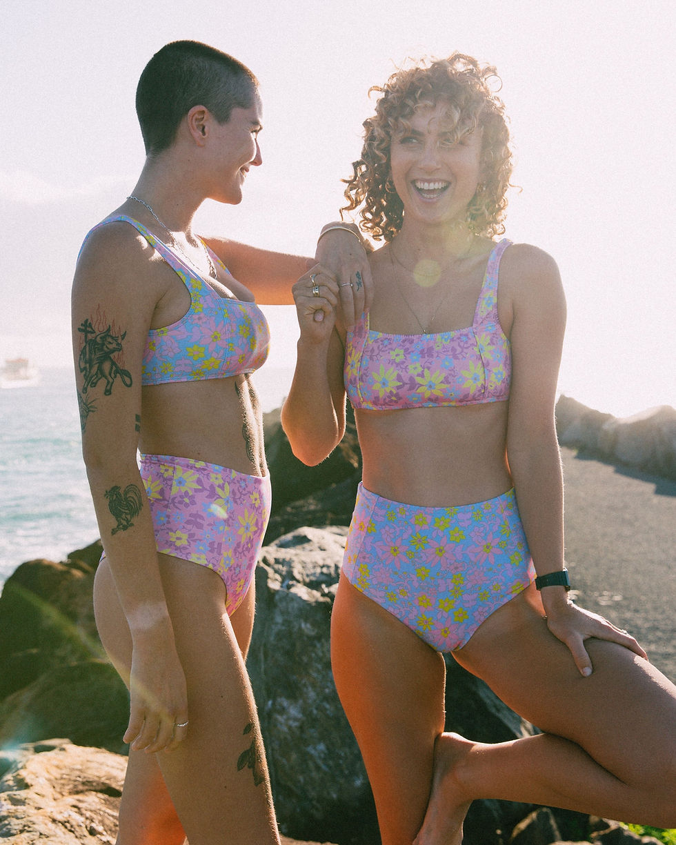 Thumbnail: Two Piece Top in Coastal Myrtle 