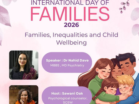 Symbiosis Institute - webinar for faculty on Families and Inequalities