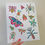 Thumbnail: Hand-Painted Insects and Bugs - 3 Sheets, Sold Separately
