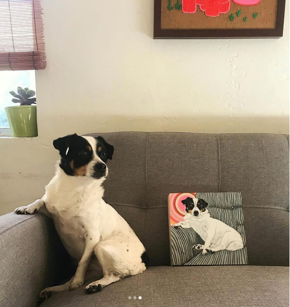 Thumbnail: MEDIUM Custom Pet Portrait