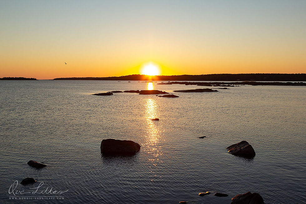 Sunrise over the sea