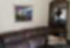 Aurora print hanging on wall