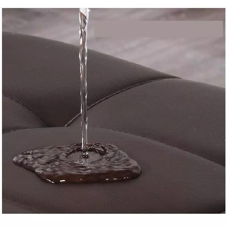 Thumbnail: Coffee Table Stool  Wood  Leather Fabric Storage 