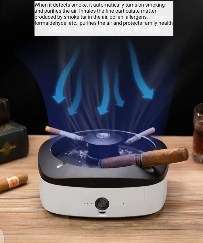 Thumbnail: Smart air purifier ashtray creative personality trend home living room 