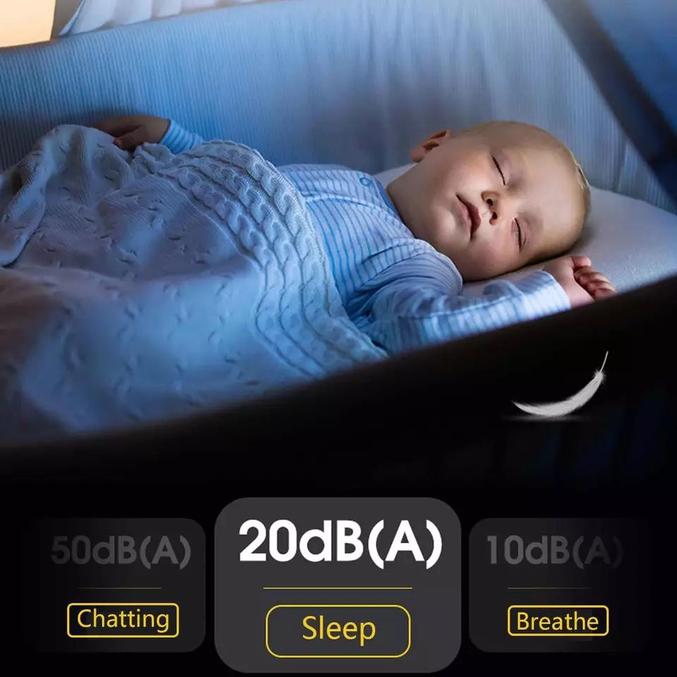 Thumbnail: Air purifier home remote control bedroom office 