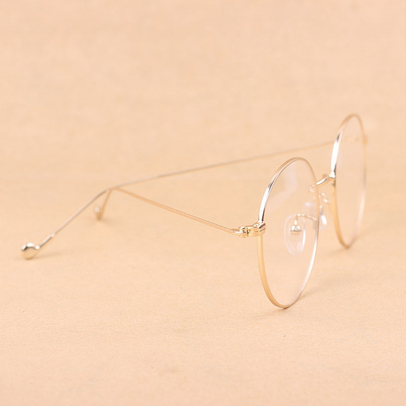 Thumbnail: 2020 new local gold glasses frame titanium alloy 