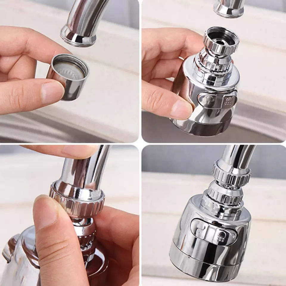 Thumbnail: Wonderlife 360 Degree Rotating Bathroom Fixtures Kitchen Accessories Water Saver