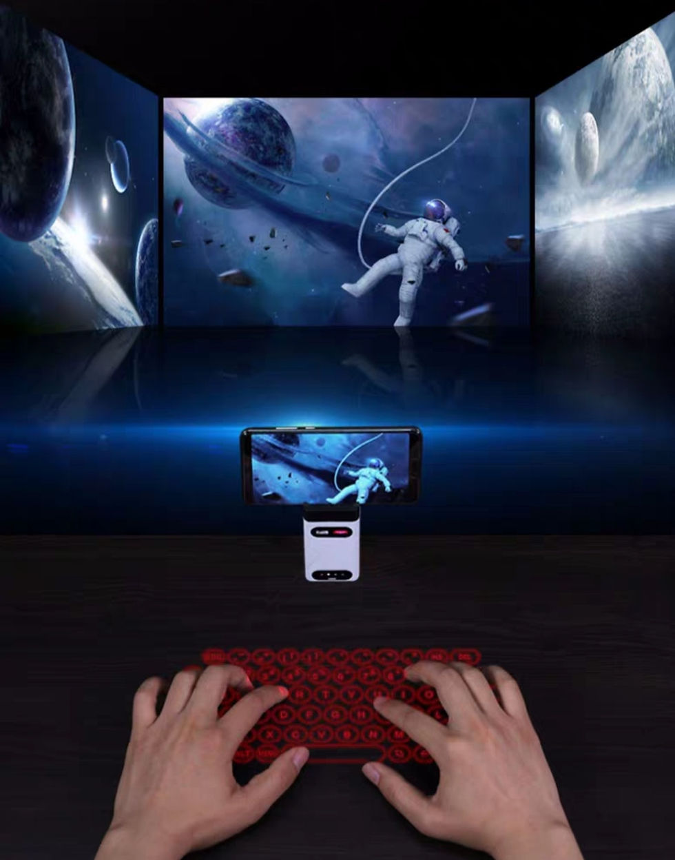 Thumbnail: Woopower Virtual Universal Bluetooth Connecting Projection Keyboard