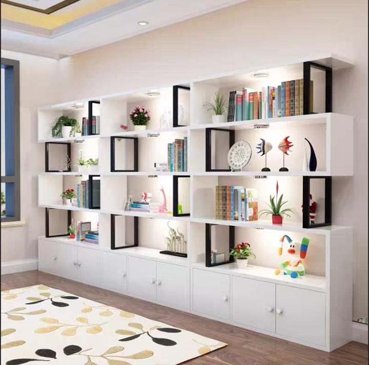 Thumbnail: Modern living room bookcase storage cabinet   