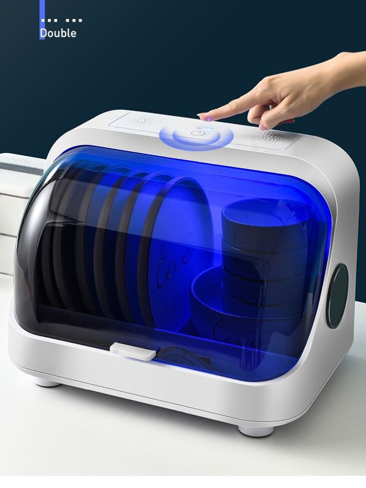 Thumbnail: Kitchen UV Disinfection Cupboard Tableware Storage Rack  Storage Box