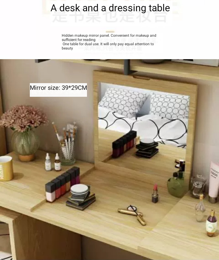Thumbnail: Small apartment mobile student writing bookcase simple 