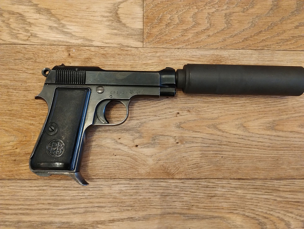 Thumbnail: Silenced Beretta Model 1934 -- SOLD