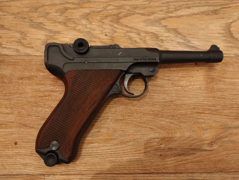 Thumbnail: Cased Luger Blank Firing Pistol -- SOLD