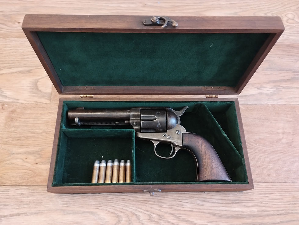 Thumbnail: Cased Genuine Colt First Generation Single Action Army Revolver -- SOLD