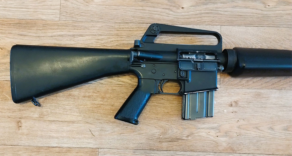 Thumbnail: MGC M16A1 Rifle & Genuine Bayonet With Scabbard -- SOLD