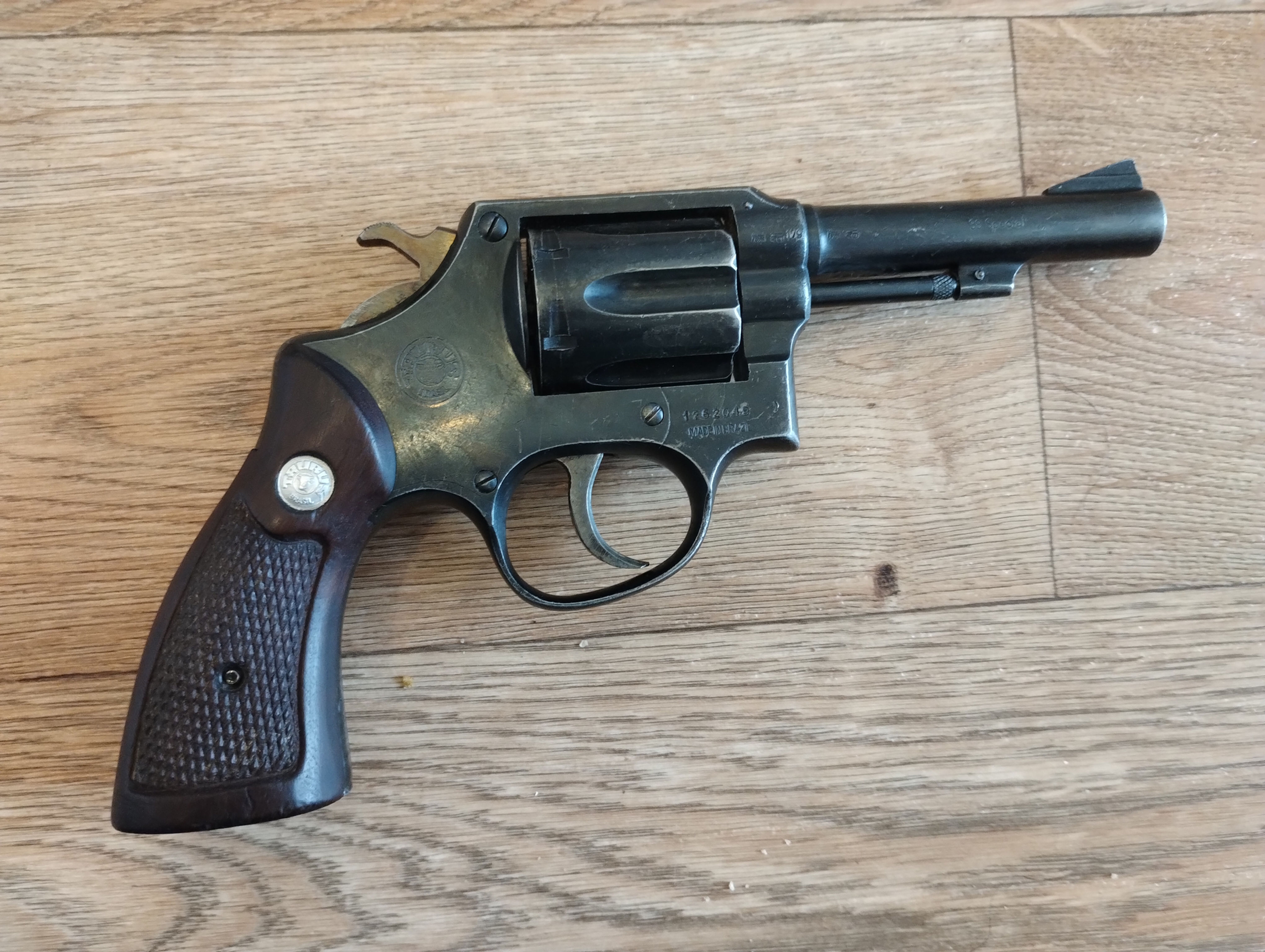 Taurus .38 Revolver, Inerts & Leather Holster -- SOLD