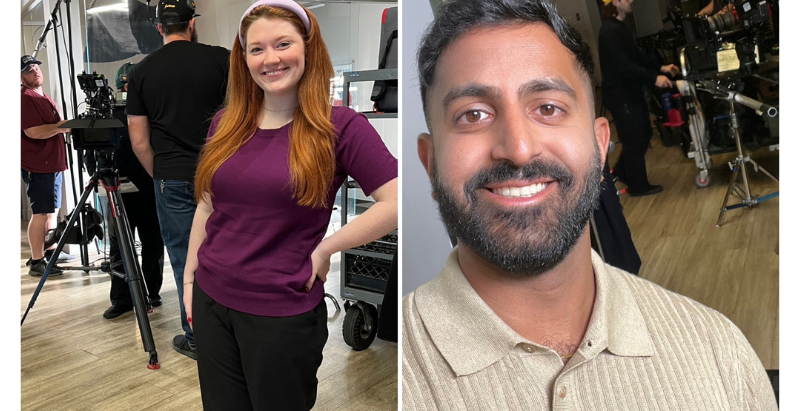 TN Talents Penelope Archer and Priyam Patel shining on set!