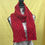 Thumbnail: Standard Scarf- 025 Sawtooth Scarf Scarlet